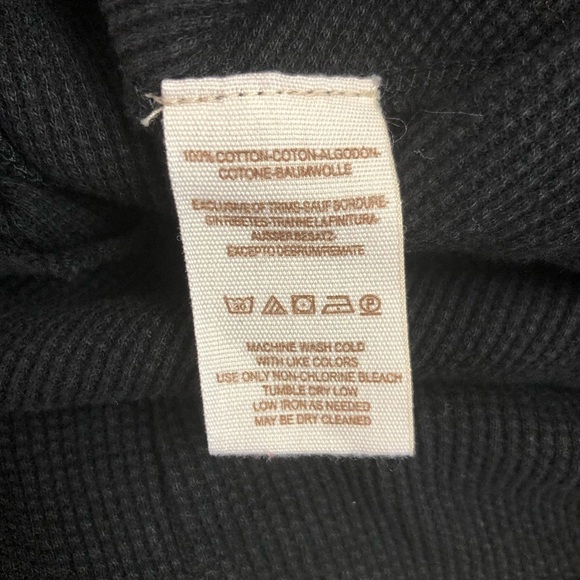 FREE People Marion blacke Embroidered thermal - Picture 3 of 10